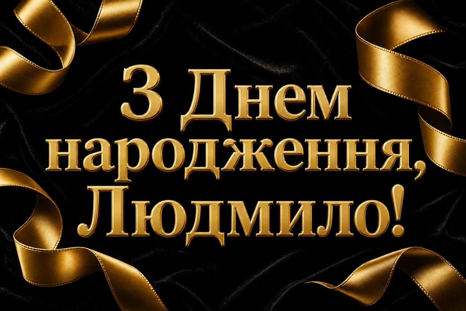 з днем народження людмила