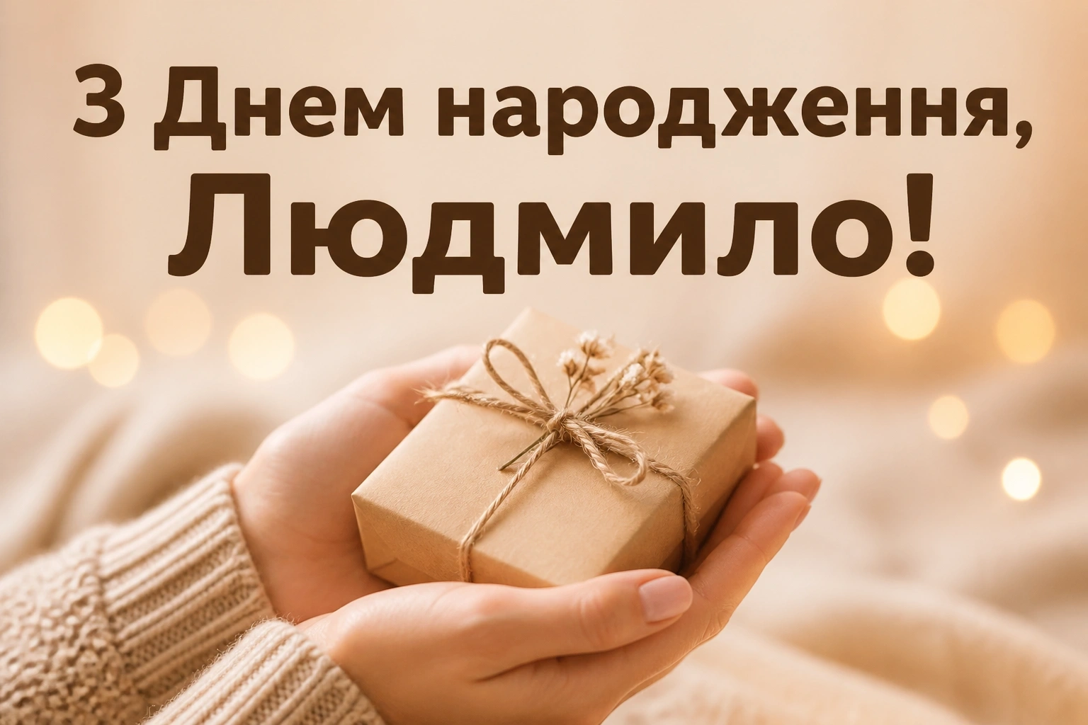 з днем народження людмила