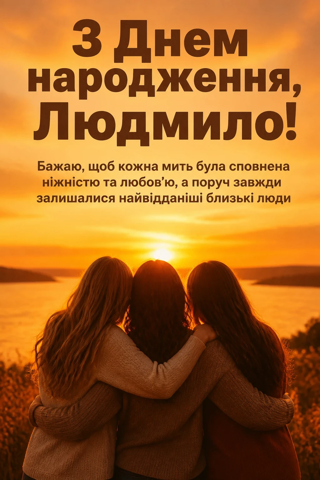 з днем народження людмила