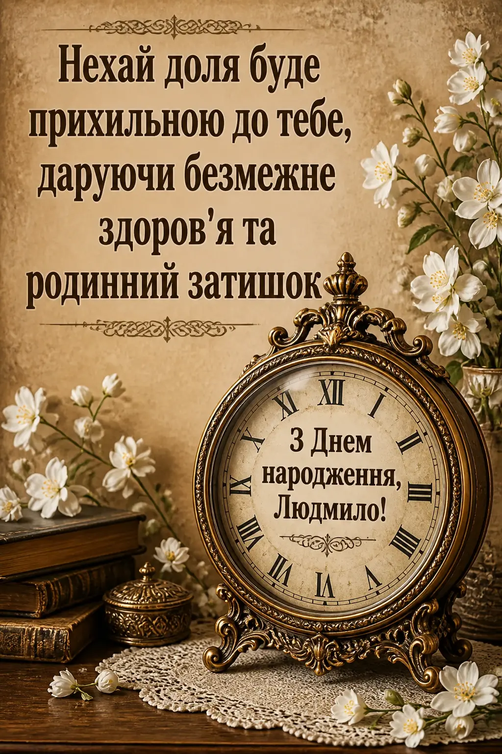 з днем народження людмила