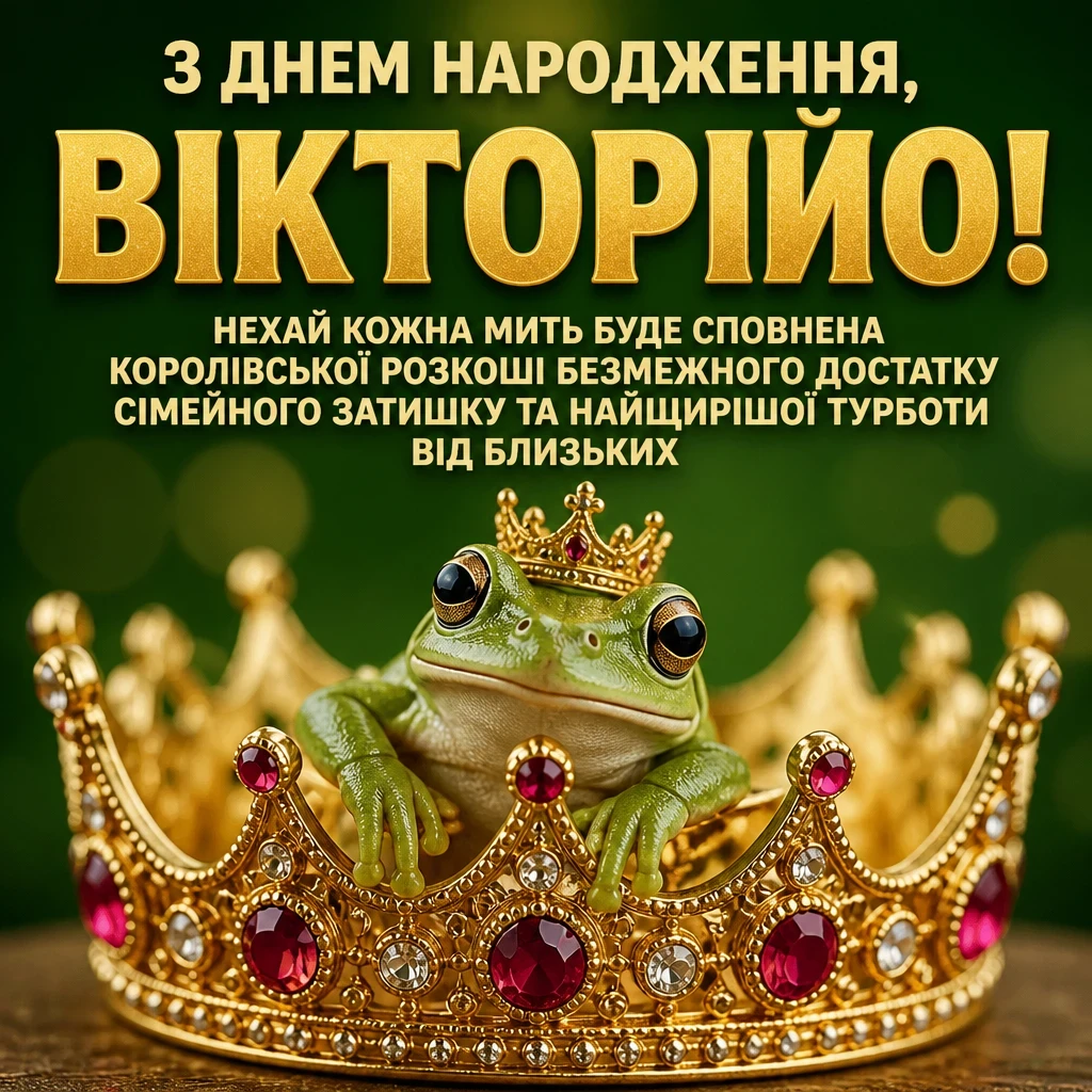 з днем народження вікторія