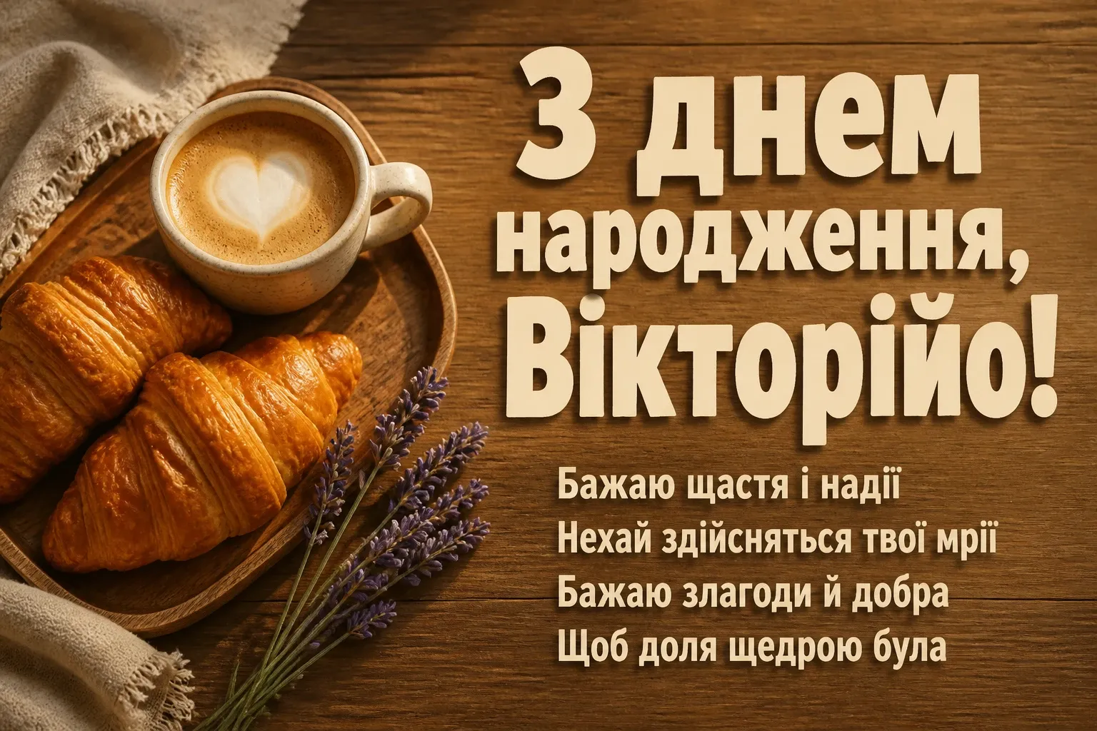 з днем народження вікторія