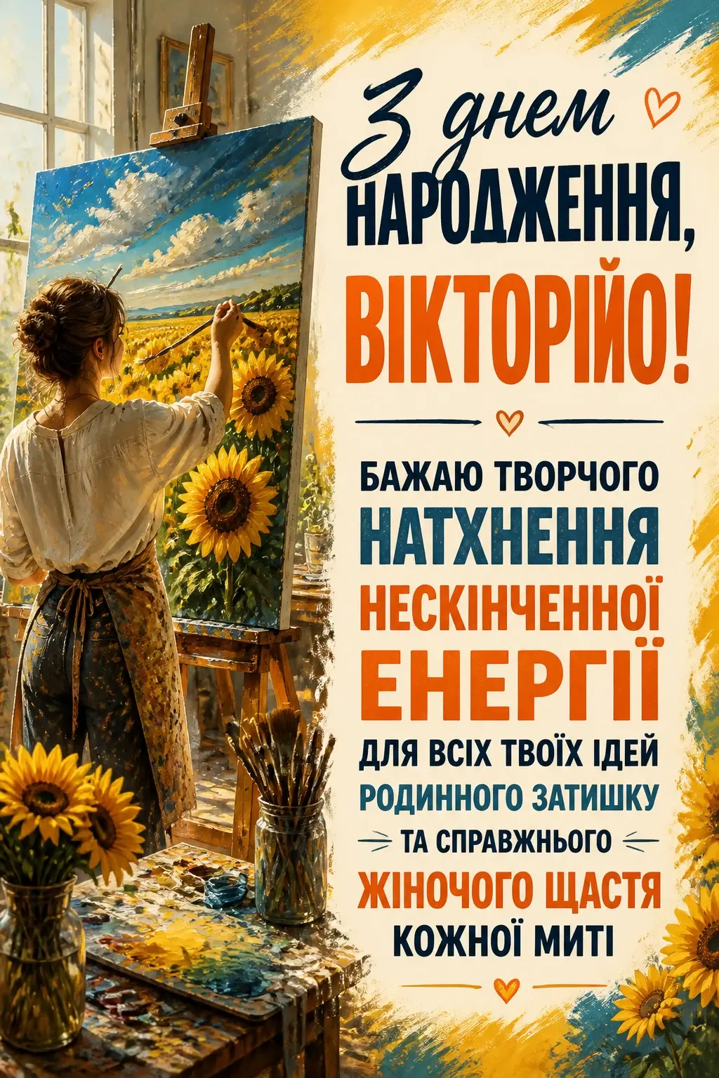 з днем народження вікторія