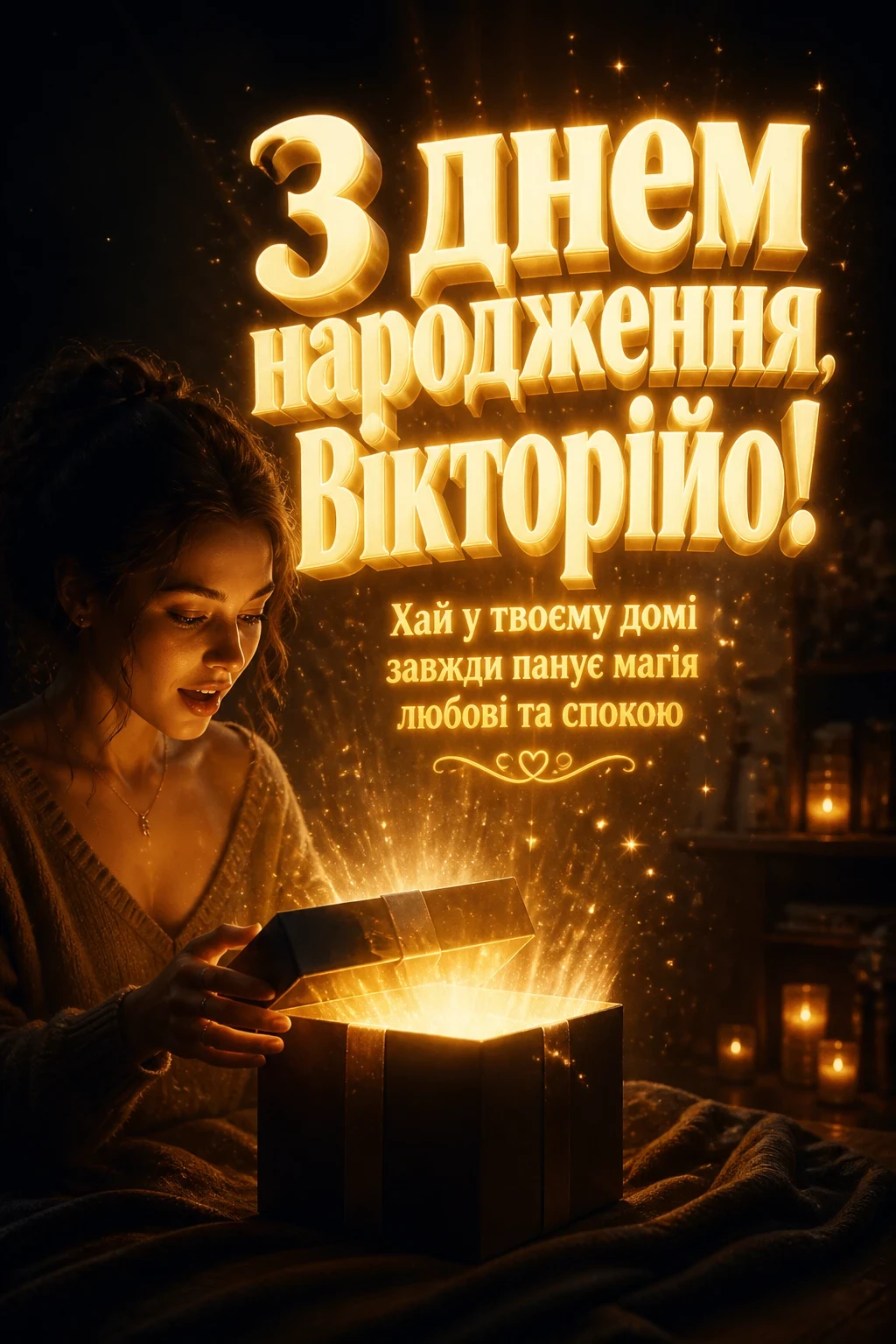 з днем народження вікторія