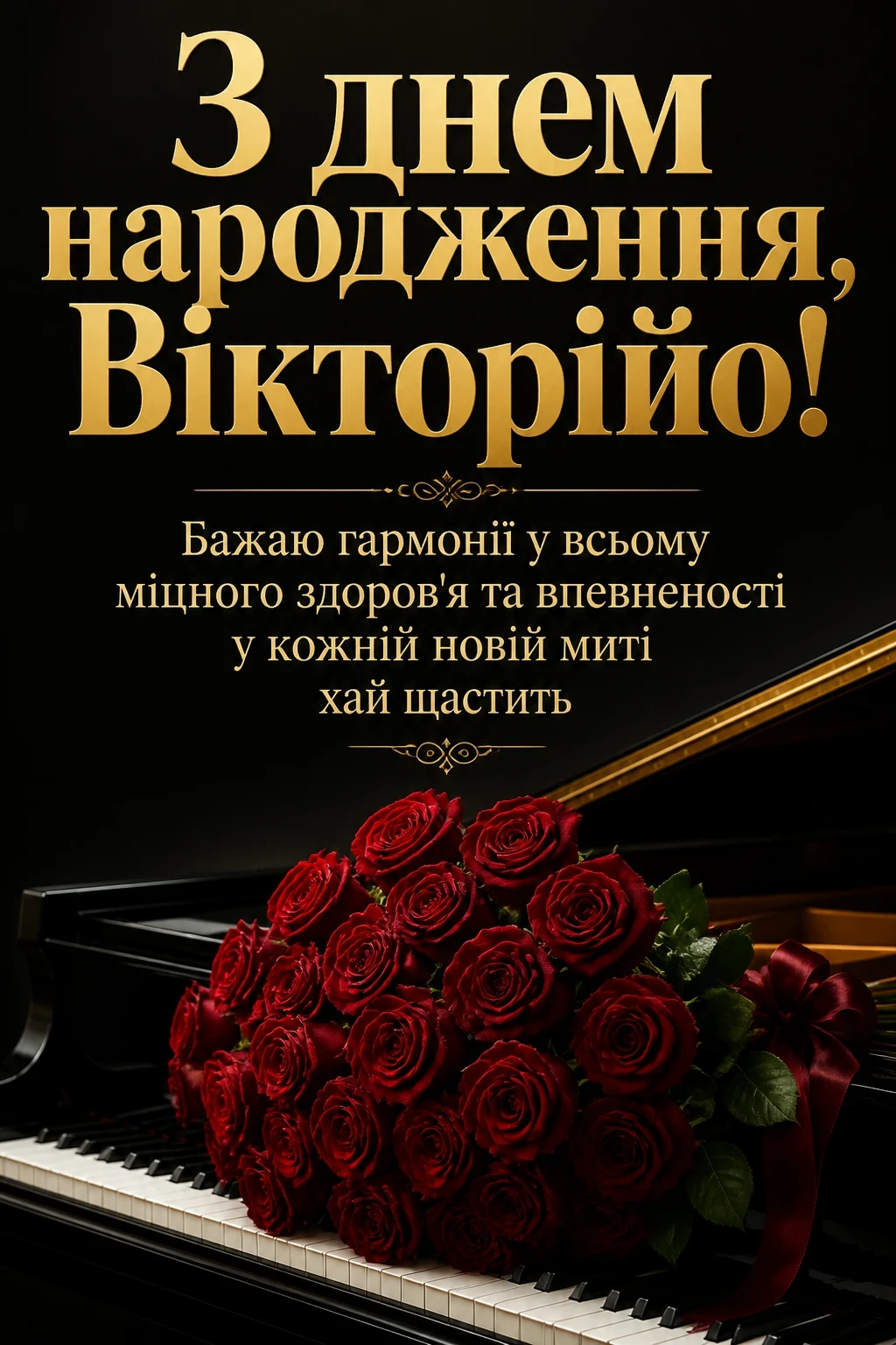 з днем народження вікторія