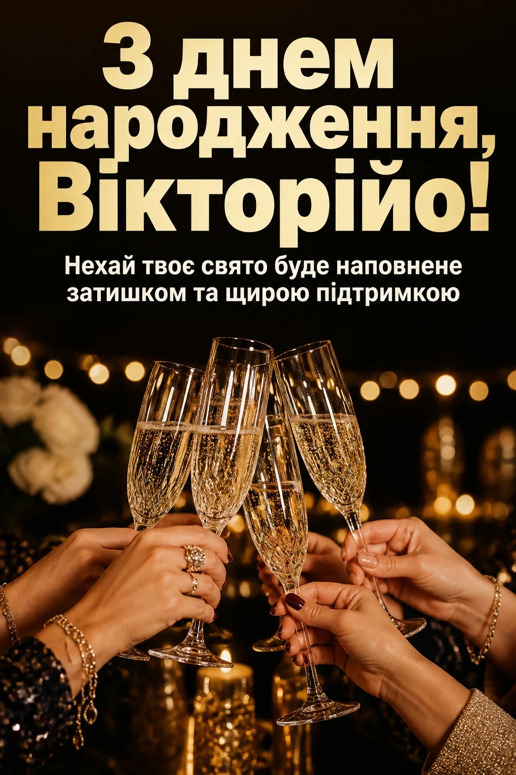 з днем народження вікторія