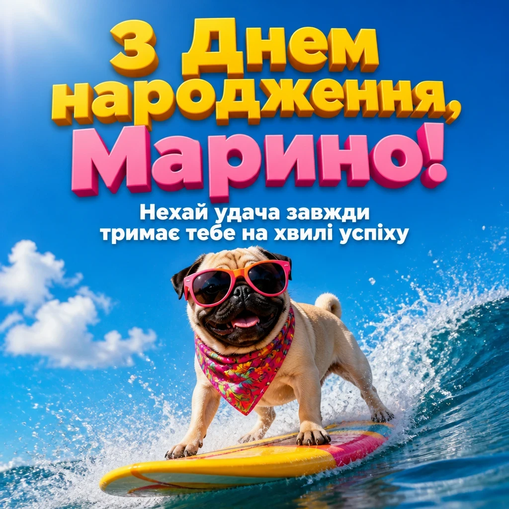 з днем народження марина