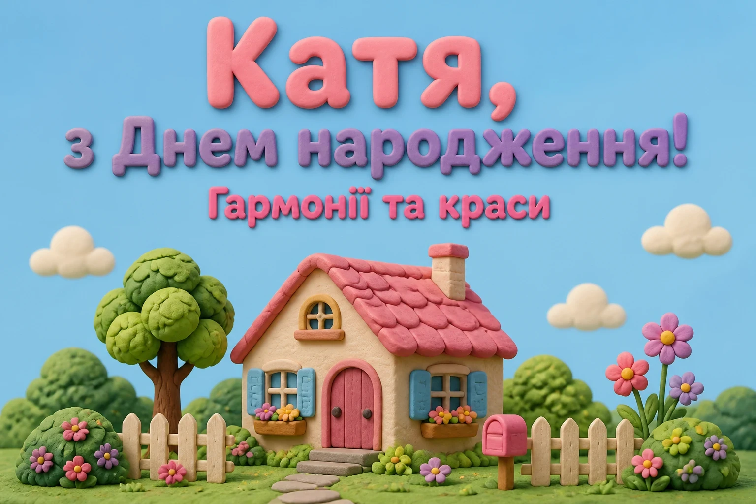 з днем народження катя