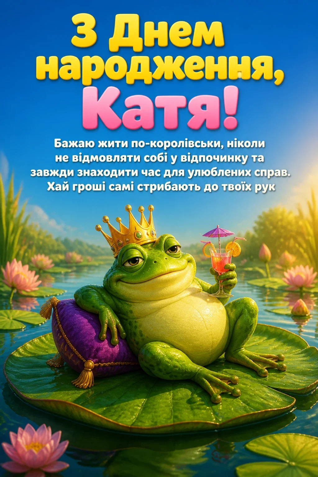 з днем народження катя