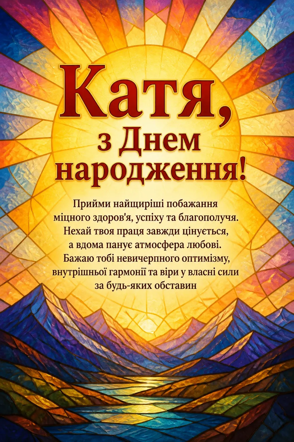 з днем народження катя