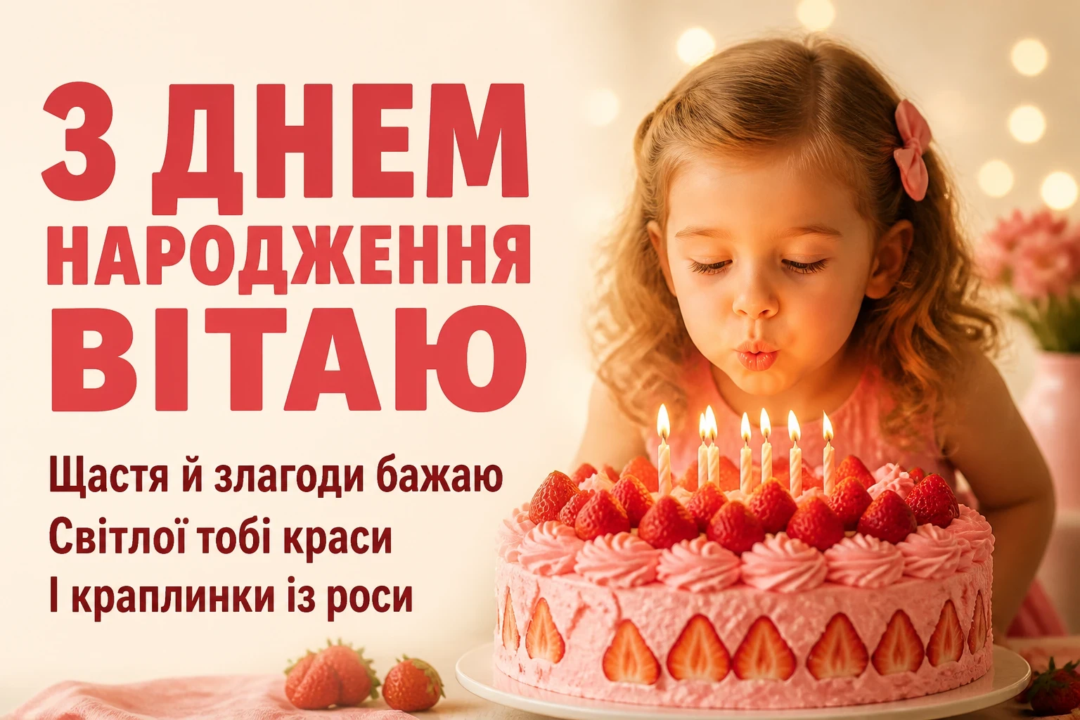 привітання племінниці з днем народження