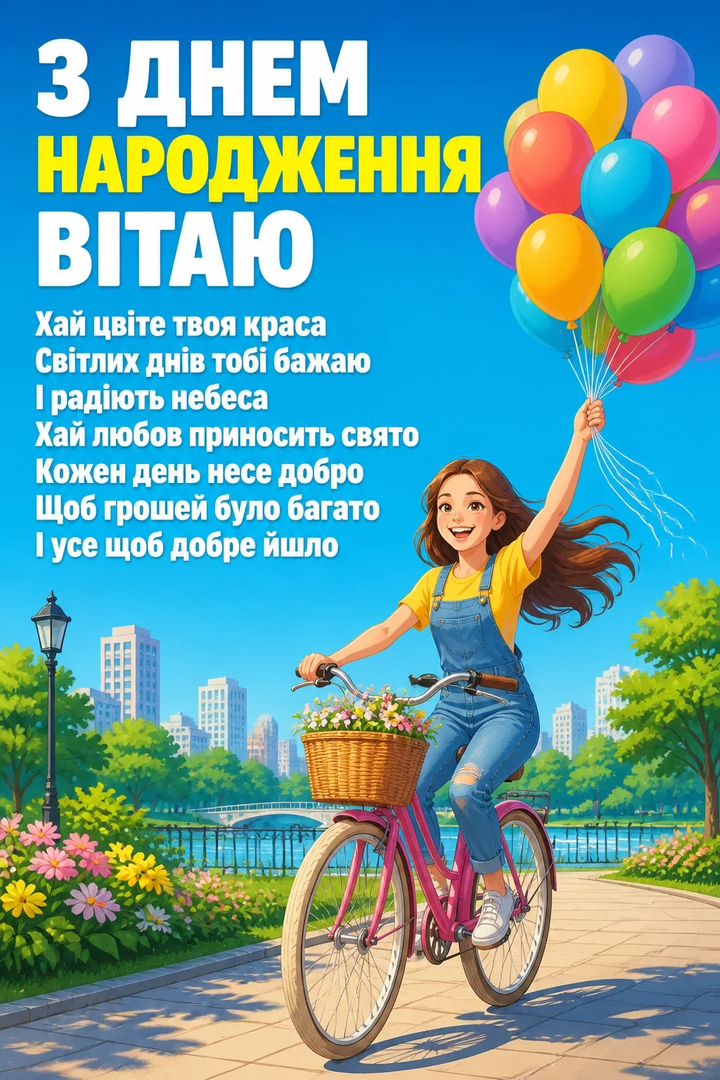 привітання племінниці з днем народження