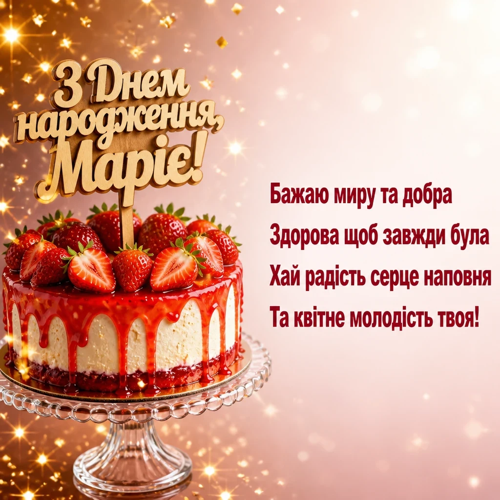 з днем народження марія