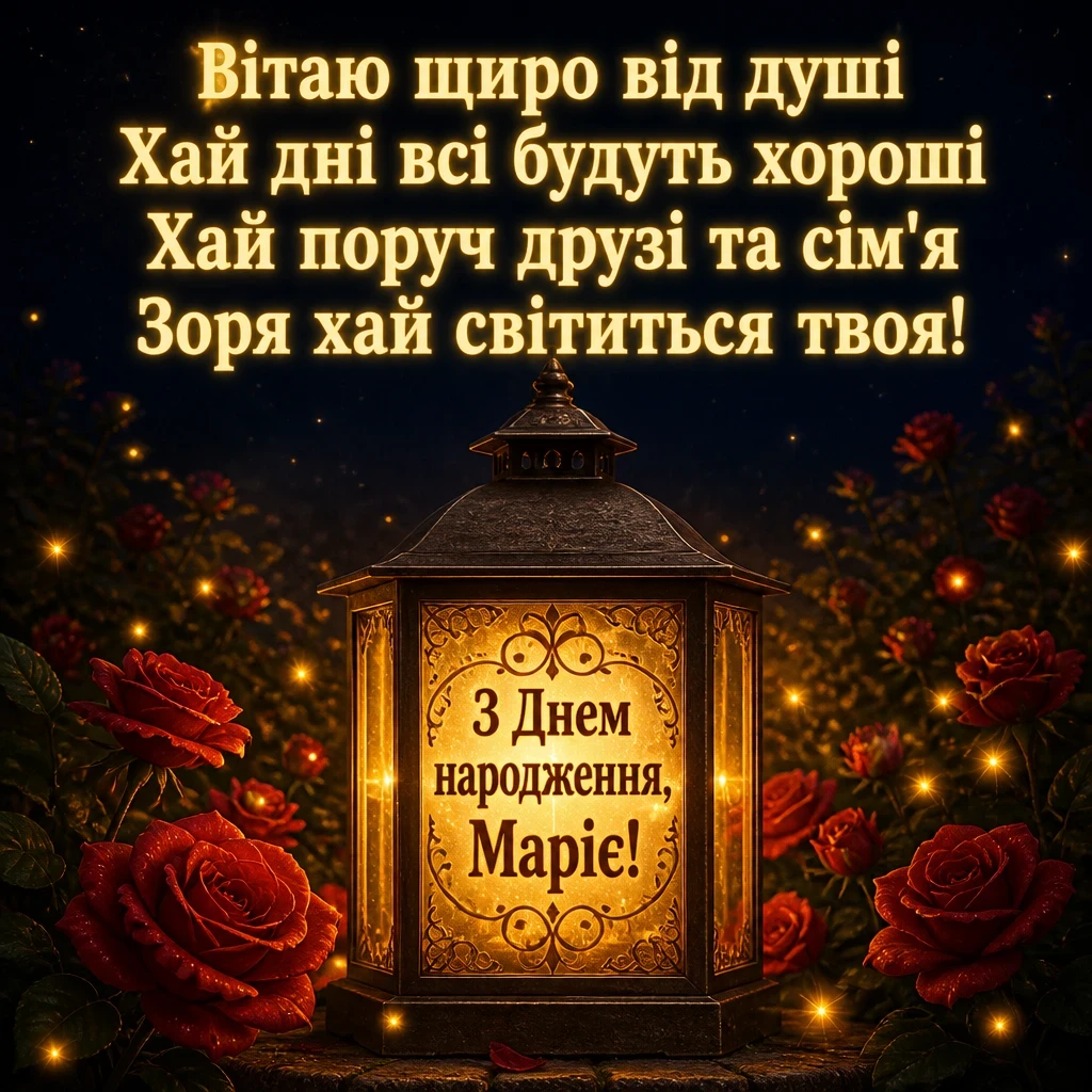з днем народження марія