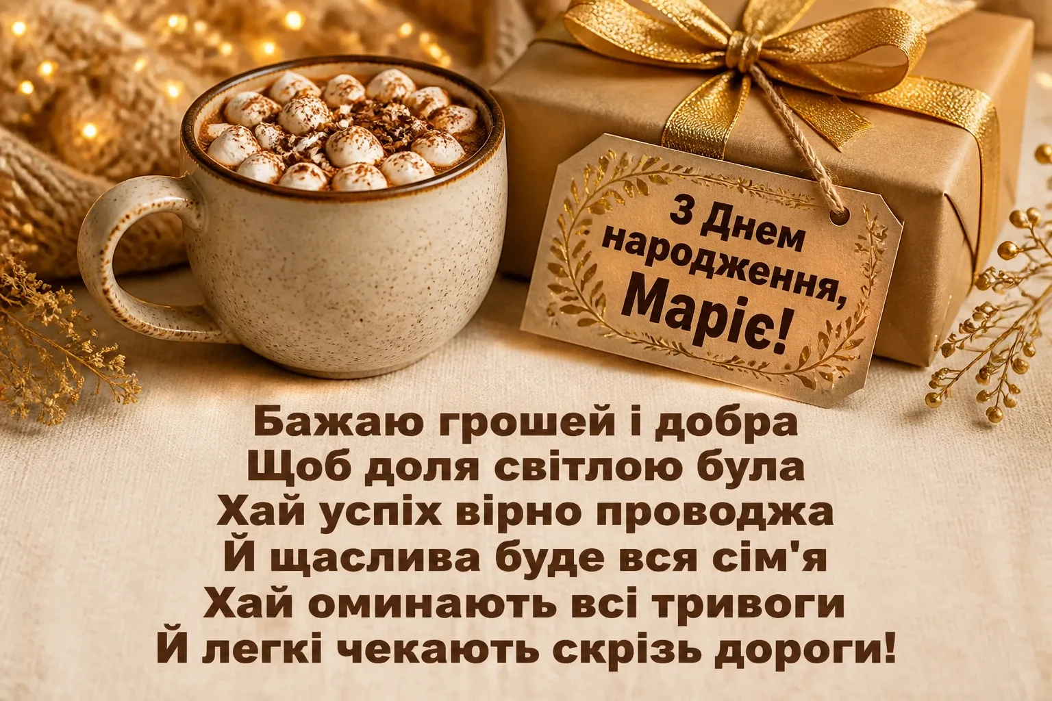 з днем народження марія