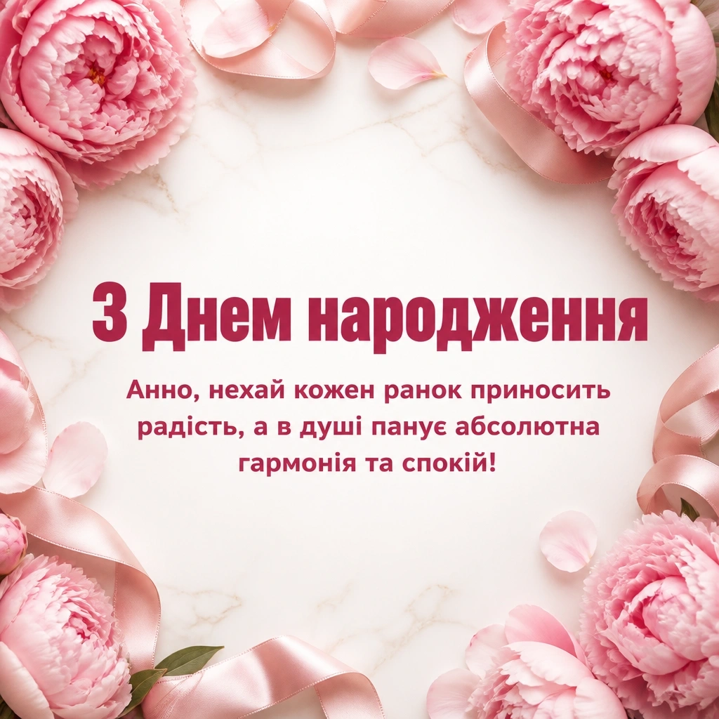 з днем народження анна