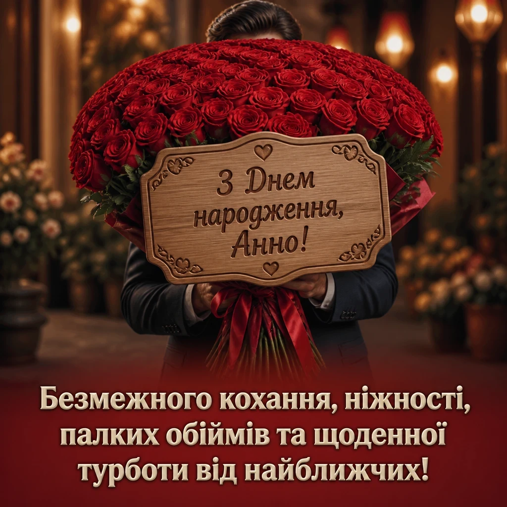 з днем народження анна
