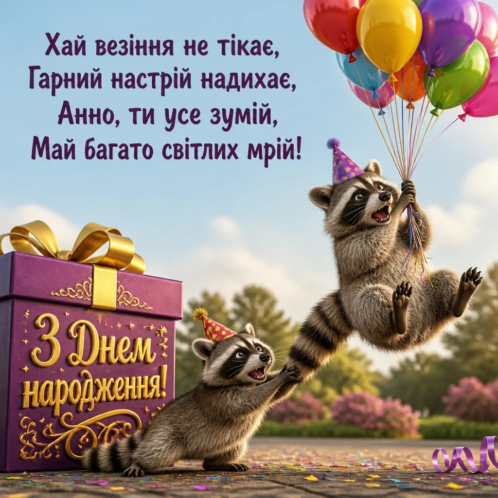 з днем народження анна