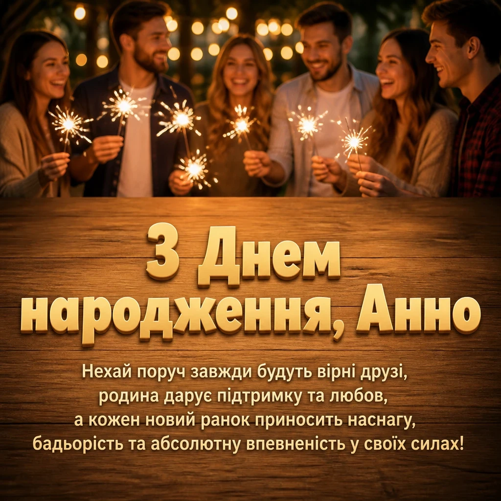 з днем народження анна