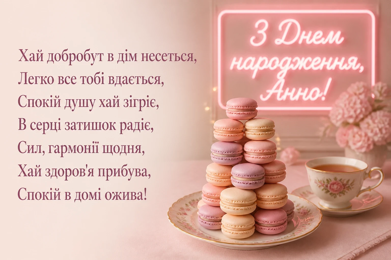 з днем народження анна