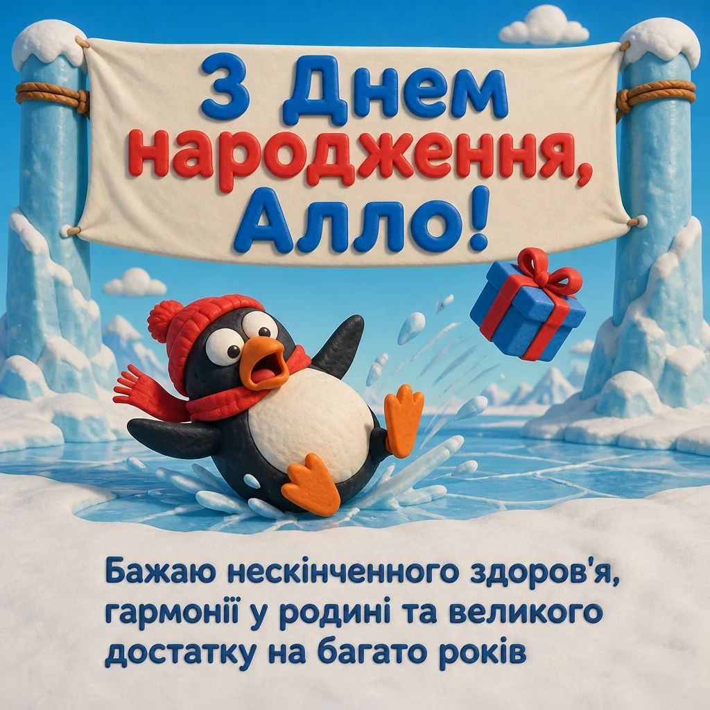 з днем народження алла