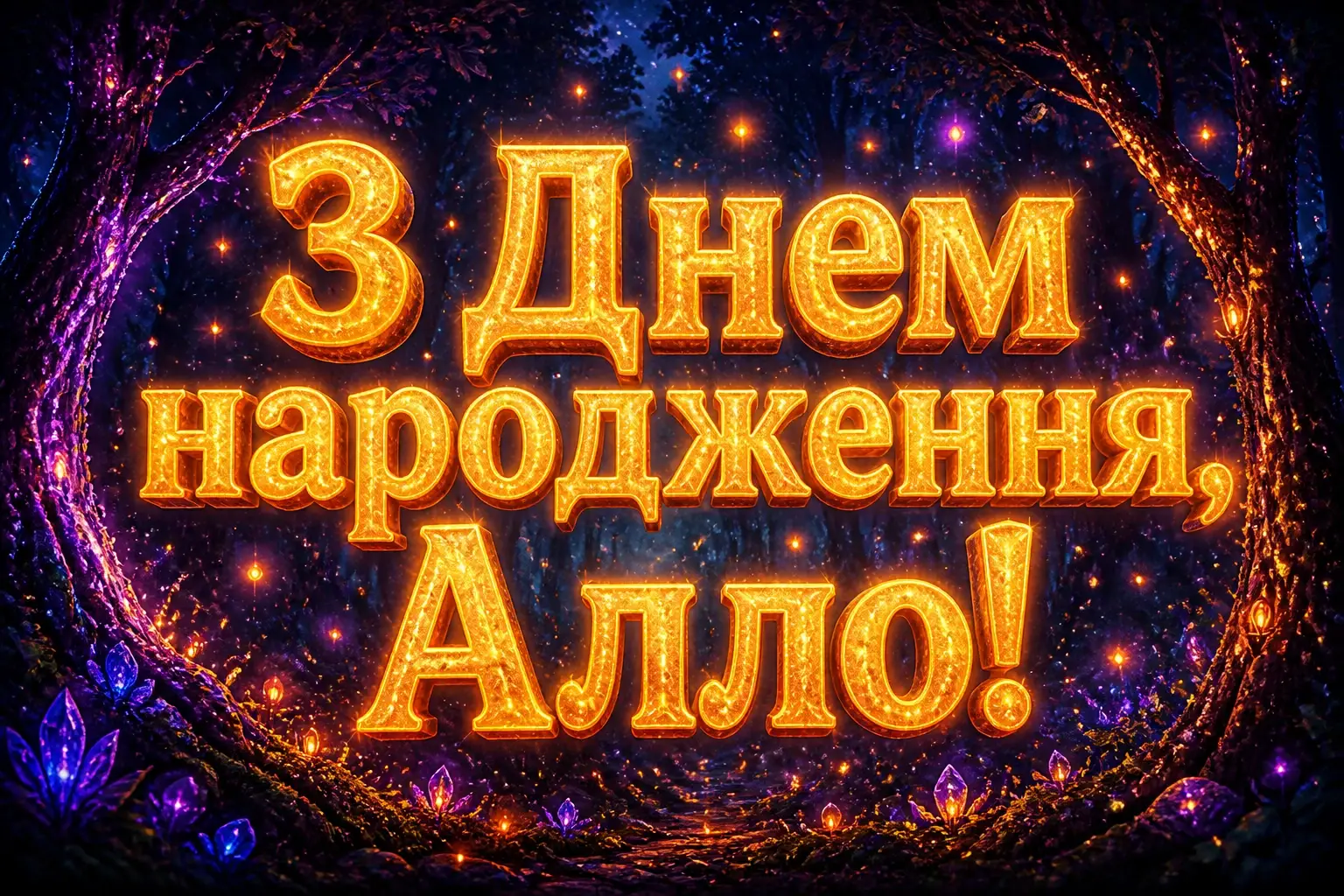 з днем народження алла