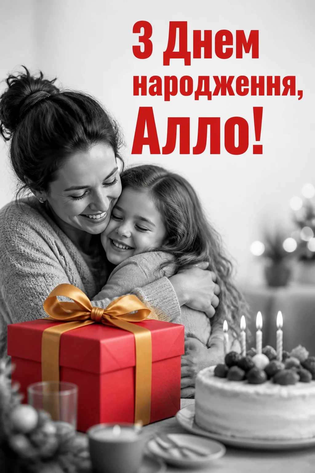 з днем народження алла