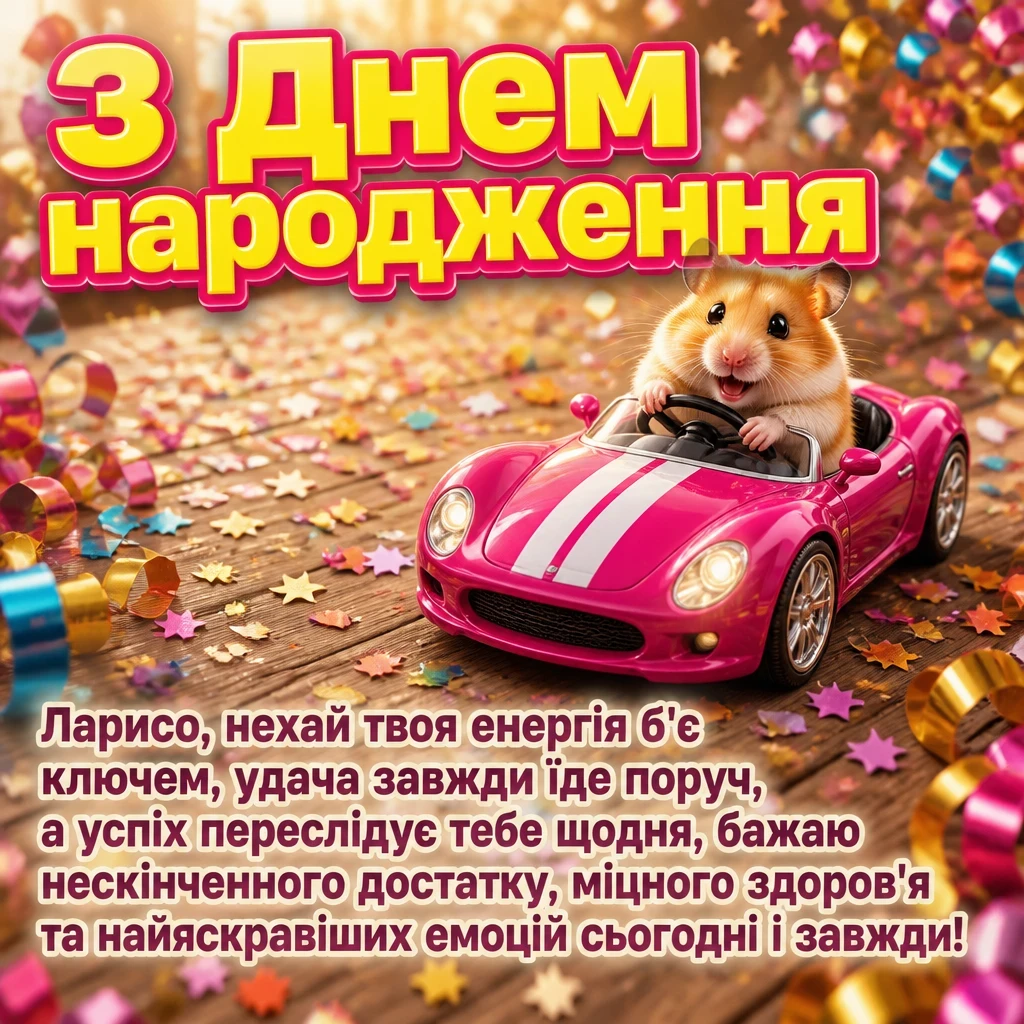 з днем народження лариса