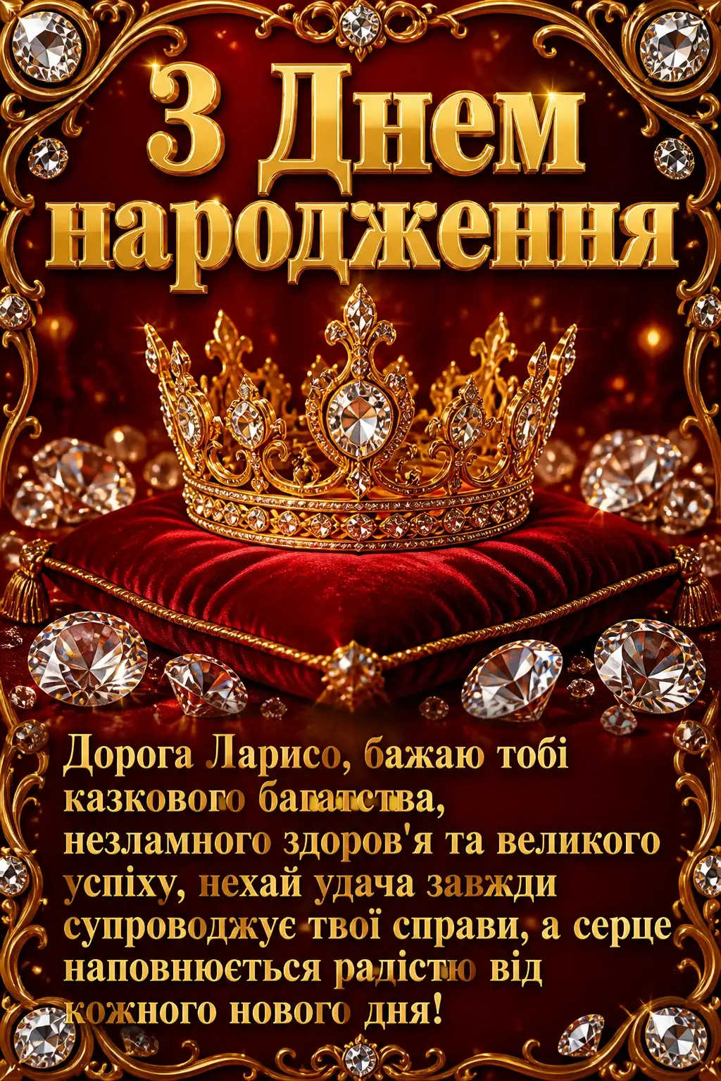 з днем народження лариса