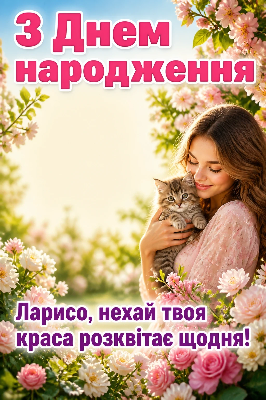 з днем народження лариса