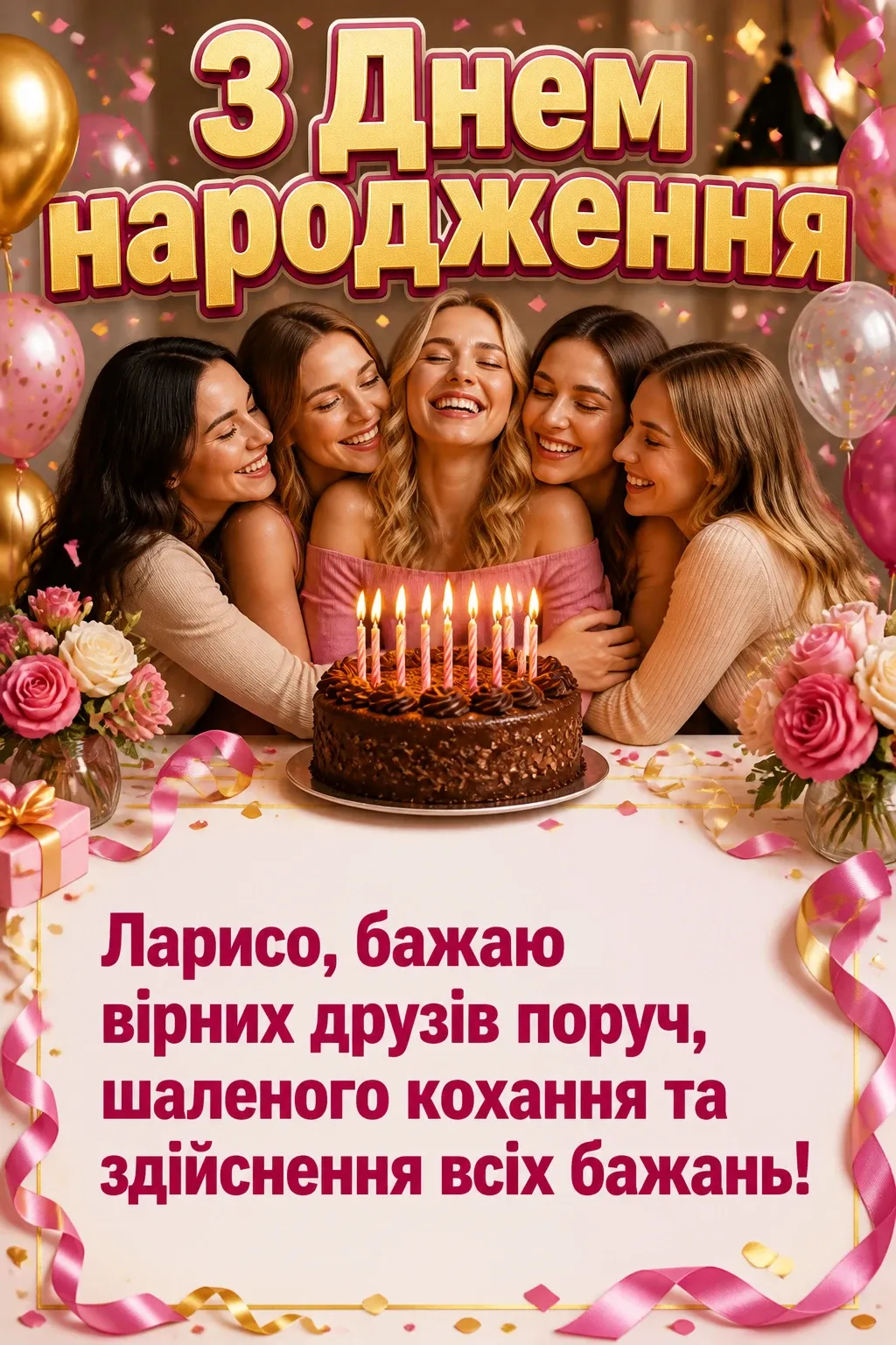 з днем народження лариса
