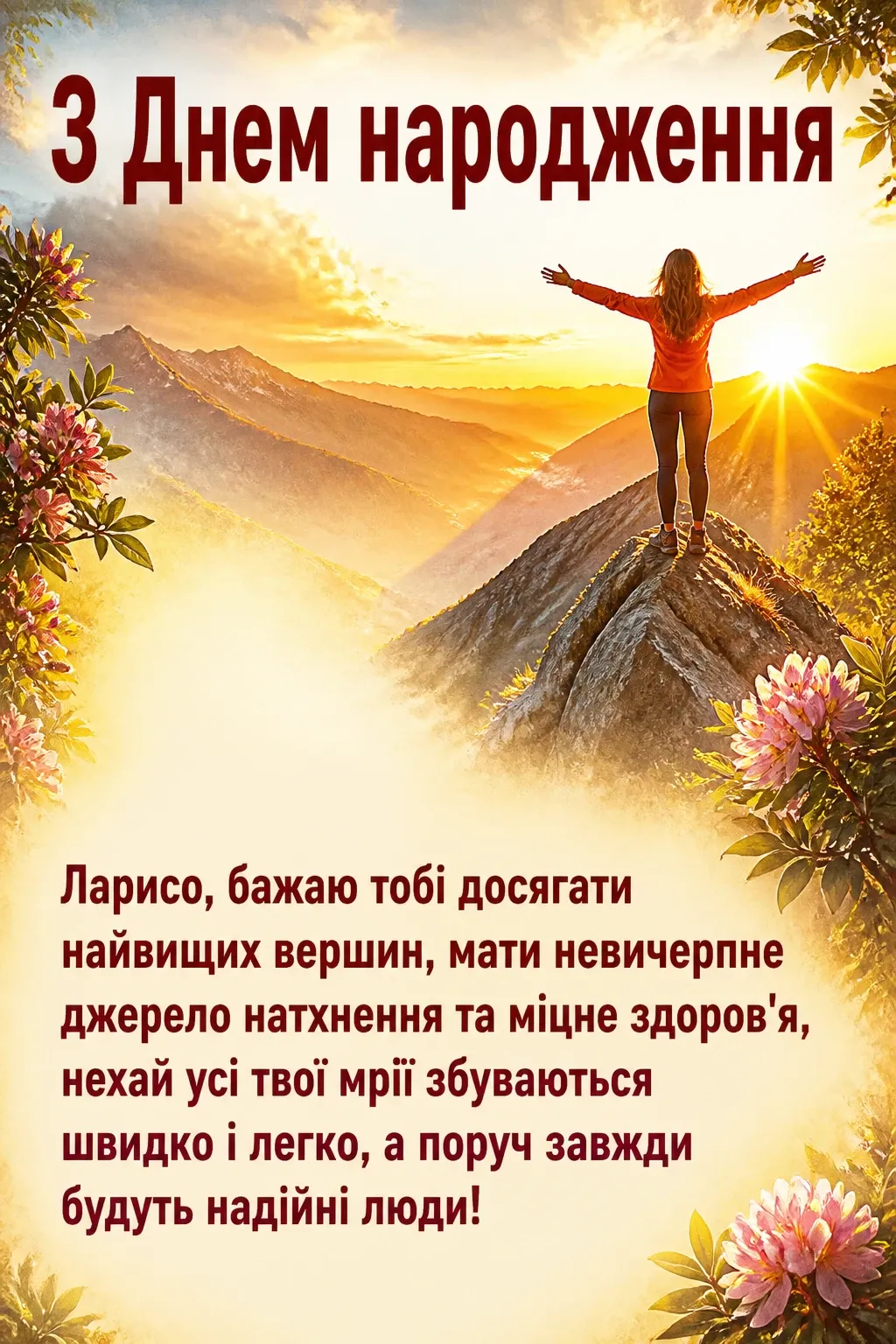 з днем народження лариса