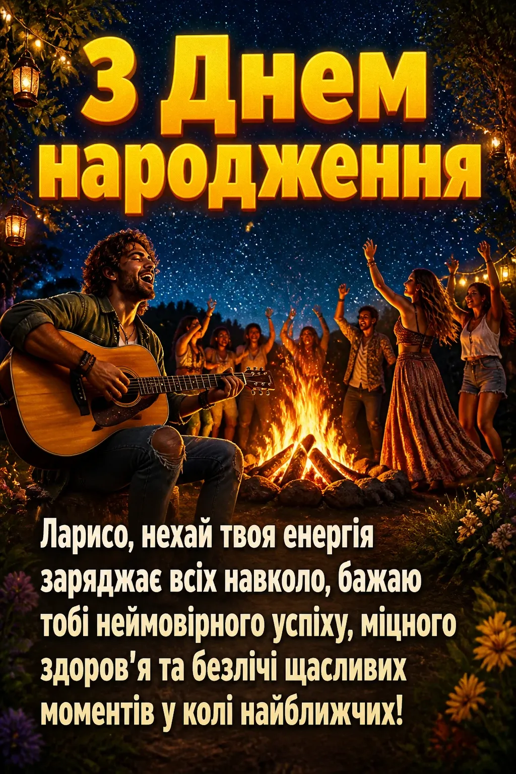 з днем народження лариса