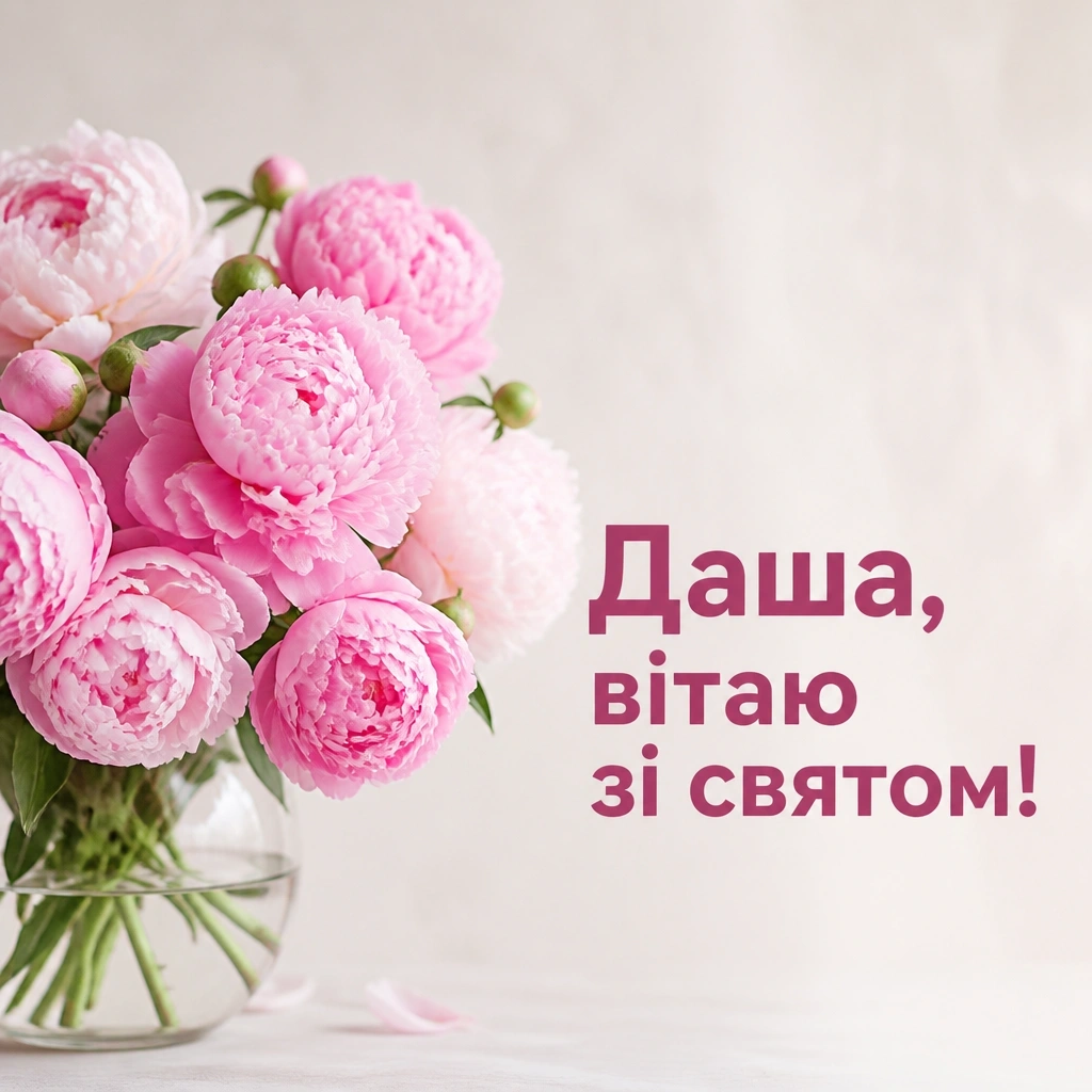 з днем народження даша