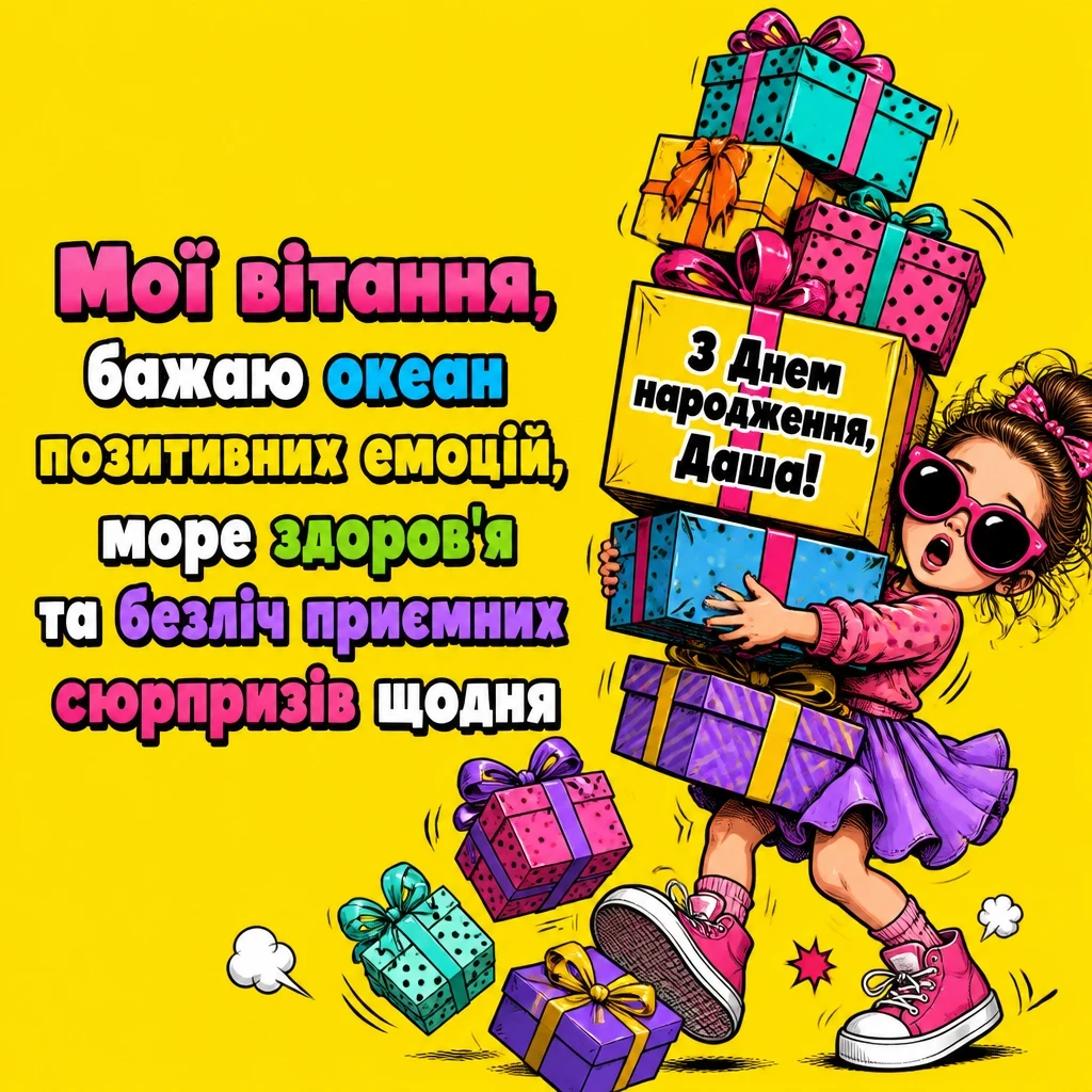з днем народження даша