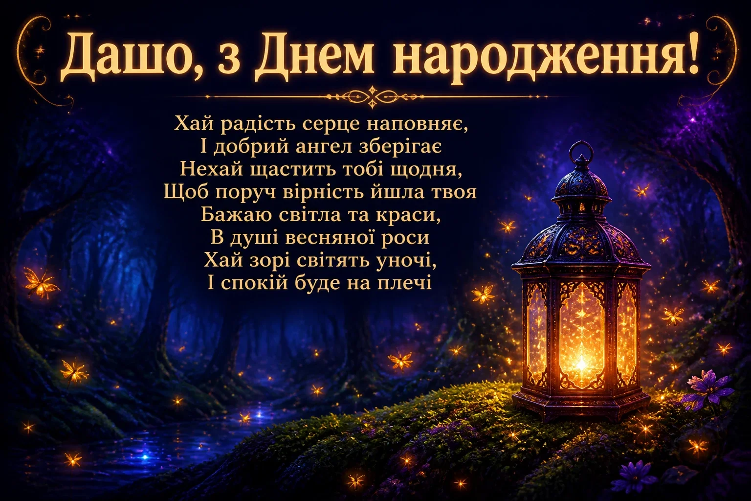 з днем народження даша