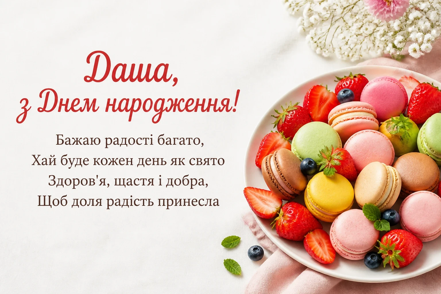 з днем народження даша