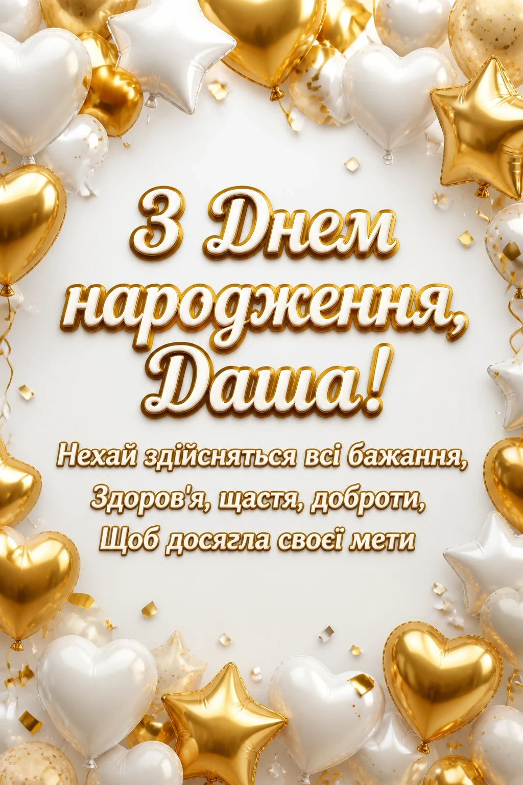 з днем народження даша