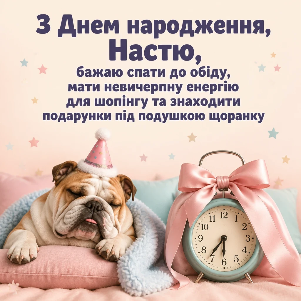 з днем народження анастасія