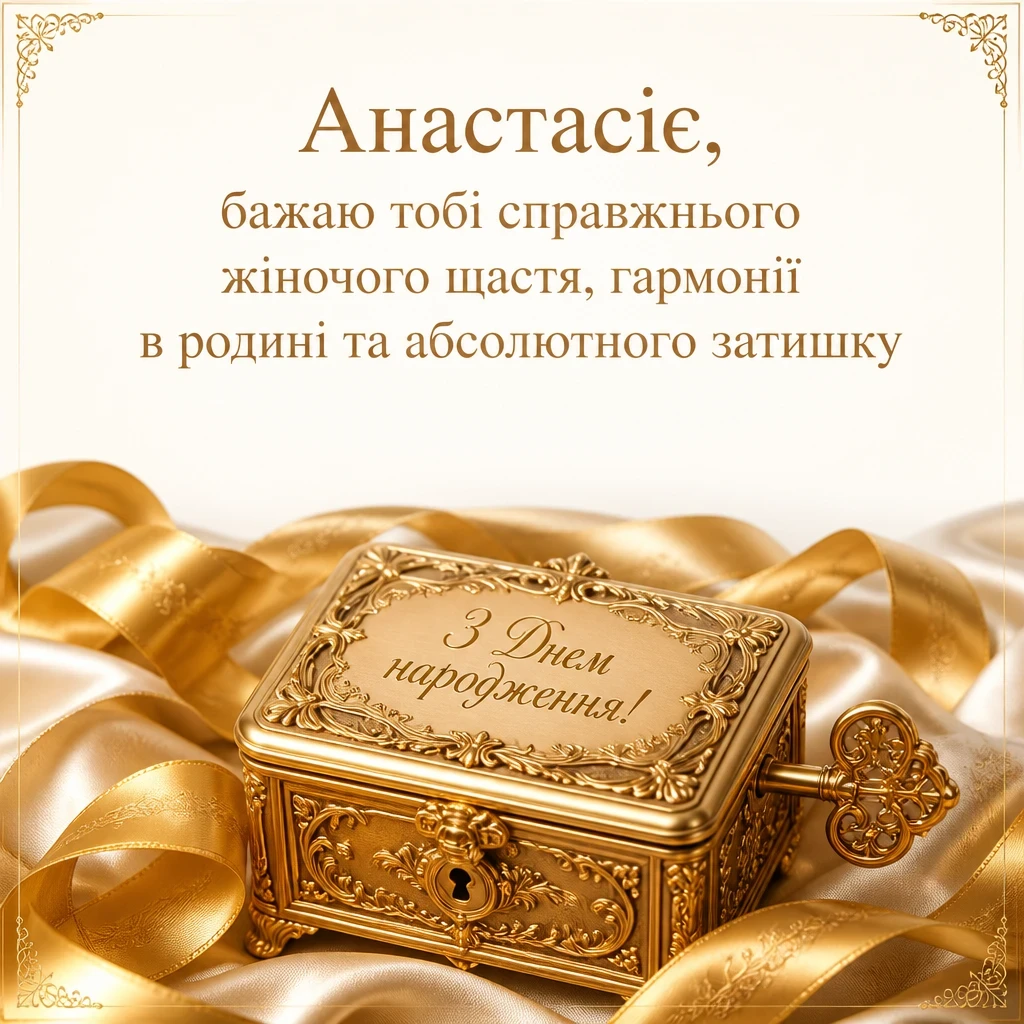 з днем народження анастасія