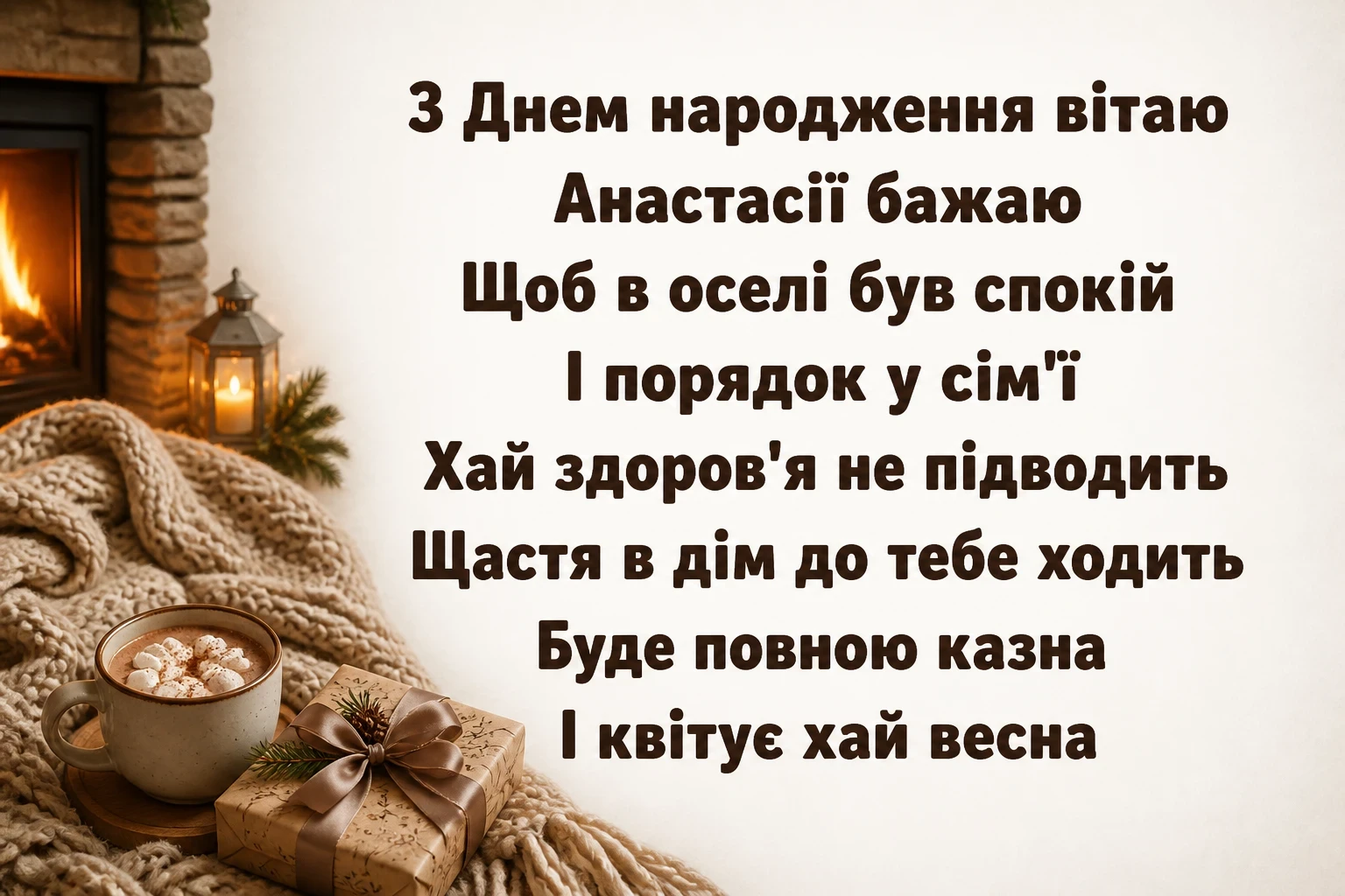 з днем народження анастасія