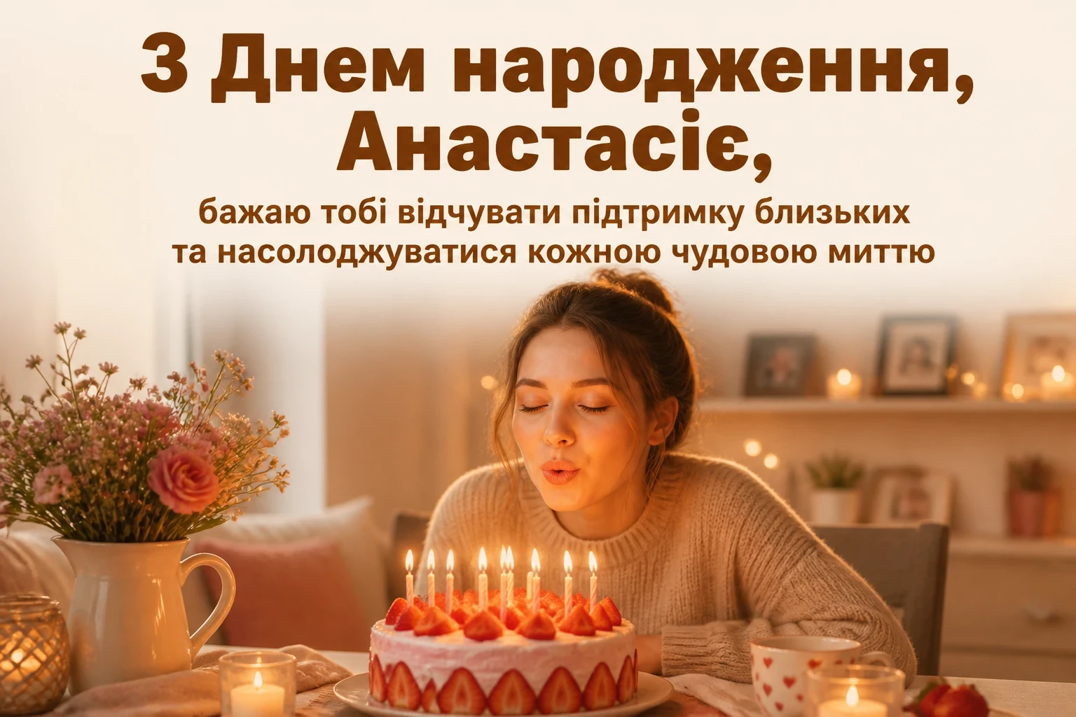 з днем народження анастасія