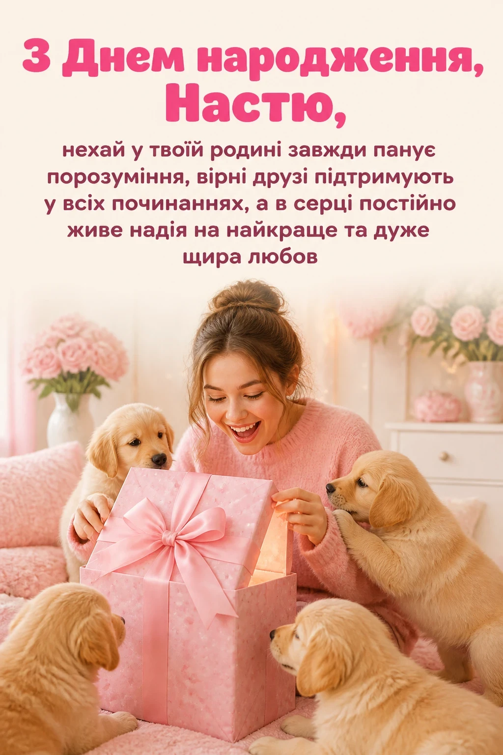з днем народження анастасія