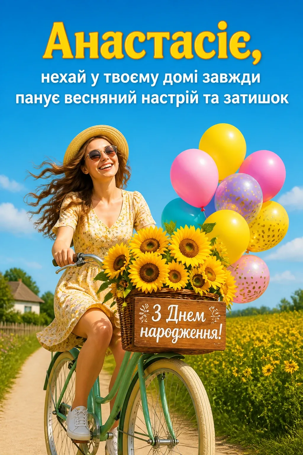 з днем народження анастасія