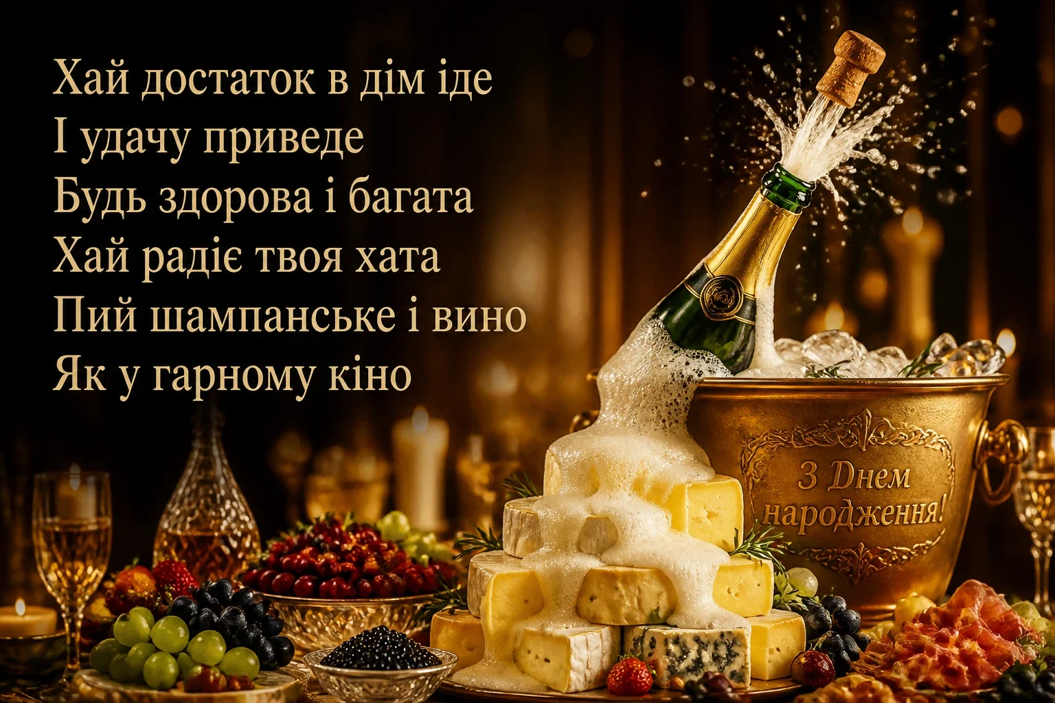 прикольні привітання з днем народження кумі своїми словами