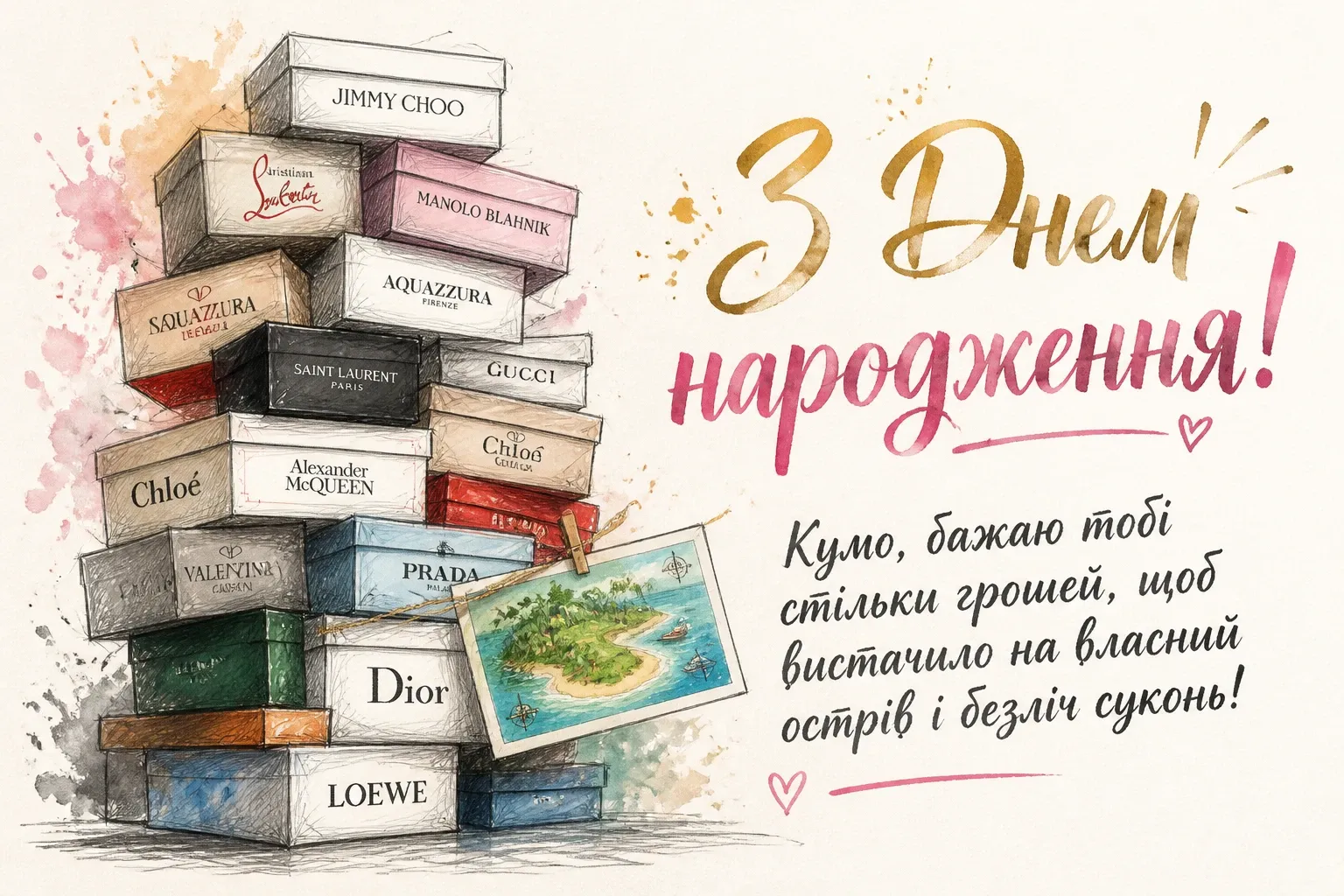 прикольні привітання з днем народження кумі своїми словами
