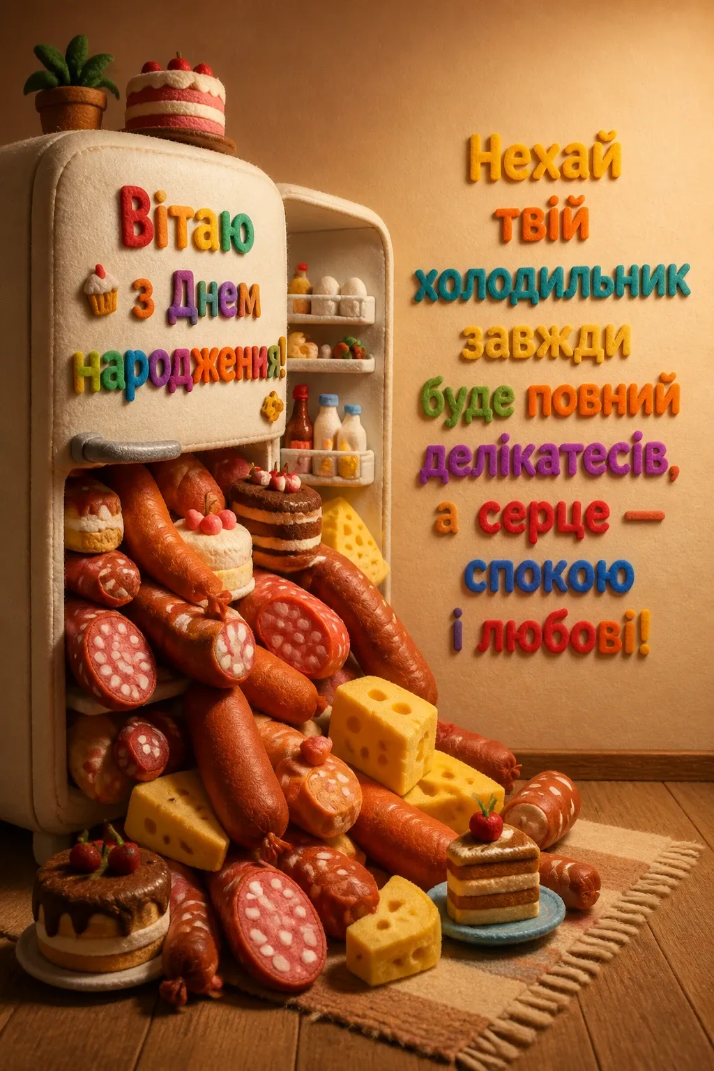 прикольні привітання з днем народження кумі своїми словами