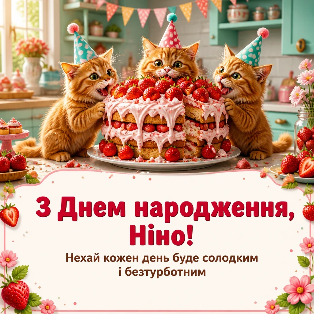 з днем народження ніна