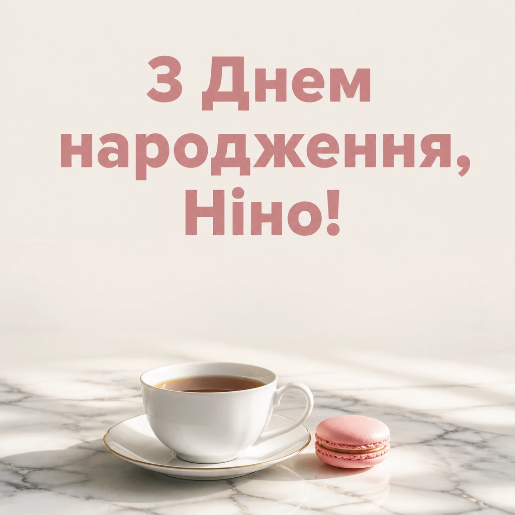 з днем народження ніна