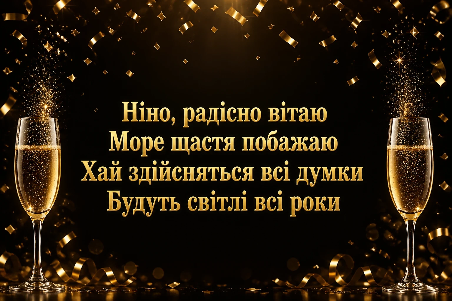 з днем народження ніна